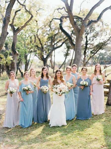 Dusty Blue Texas Wedding at The Ivory Oak